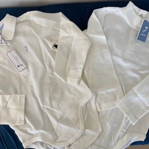 NEW 2 set  Jacadi Paris turtleneck & Polo bodysuit